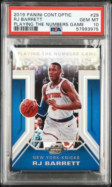 2019 Panini Contenders Optic Rj Barrett Playing The Numbers Game #29 card image