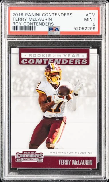 2019 Panini Contenders Terry Mclaurin Of The Year Contenders #TM card image