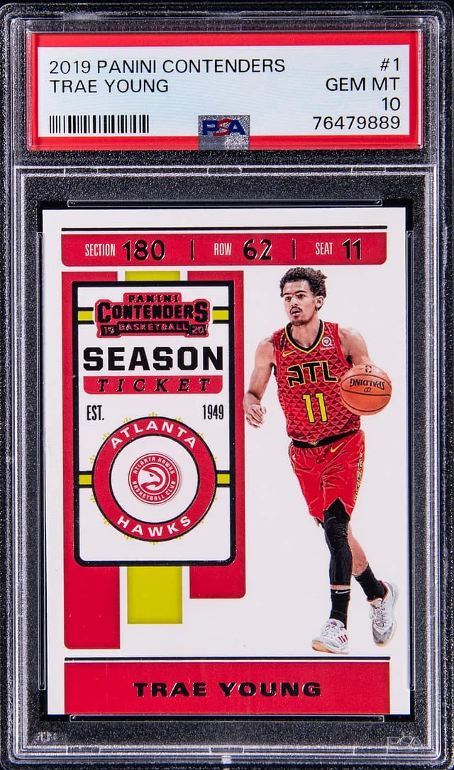 2019 Panini Contenders Trae Young #1 card image