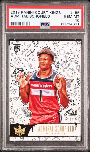 2019 Panini Court Kings Admiral Schofield #155 card image