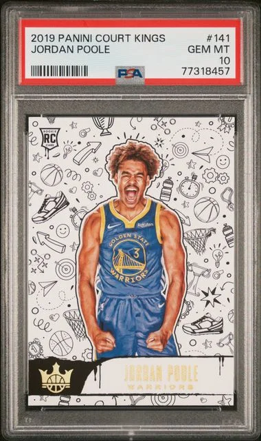 2019 Panini Court Kings Jordan Poole #141 card image