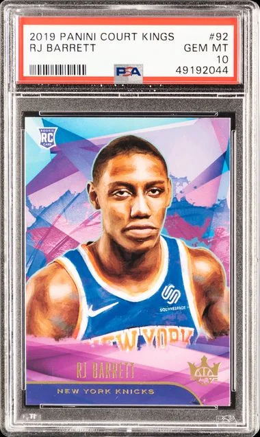 2019 Panini Court Kings Rj Barrett #92 card image