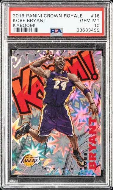 2019 Panini Crown Royale Kobe Bryant Kaboom! #16 card image