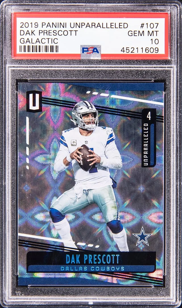 2019 Panini Dak Prescott Unparalleled Galatic #107 card image