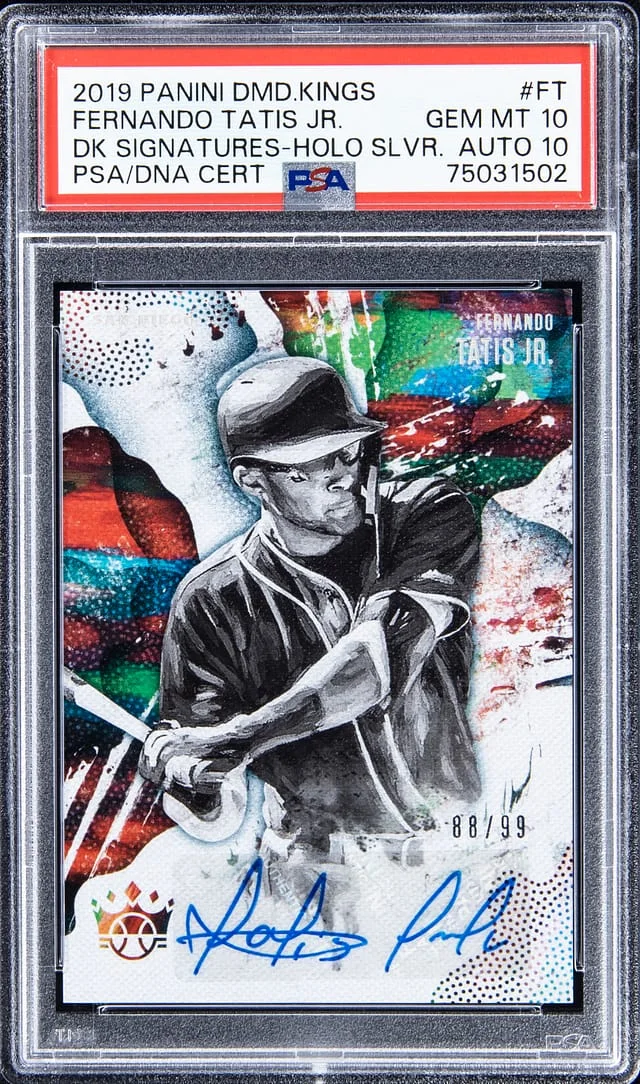 2019 Panini Diamond Kings Fernando Tatis Jr. Signature Holo Silver #DKS-FT card image