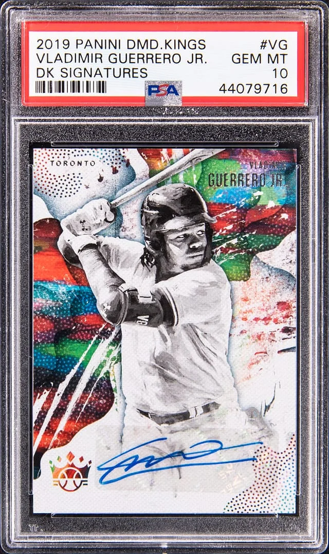 2019 Panini Diamond Kings Vladimir Guerrero Jr. Diamond Kings Signatures #VG card image