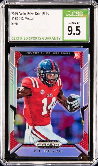 2019 Panini D.K. Metcalf Draft Picks Sliver #133 card image