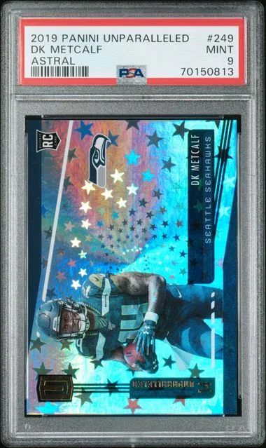 2019 Panini DK Metcalf Unparalleled Astral #249 card image