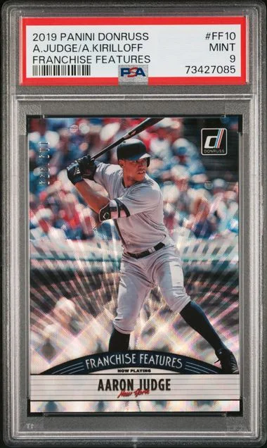 2019 Panini Donruss Aaron Judge/Alex Kirilloff Franchise Features #Ff10 card image