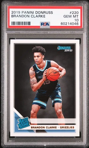 2019 Panini Donruss Brandon Clarke #220 card image