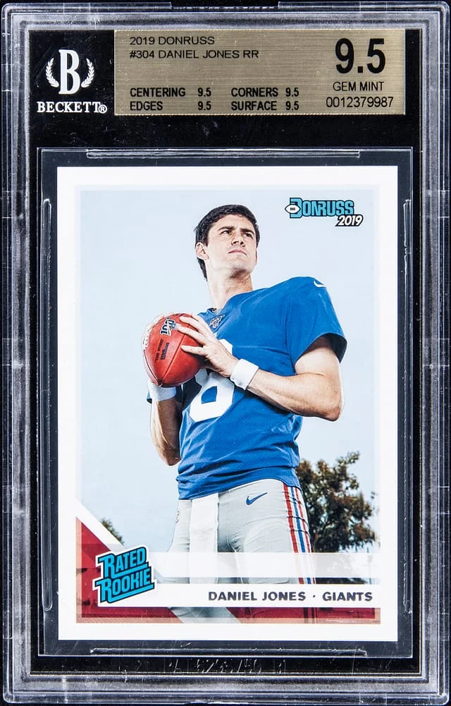 2019 Panini Donruss Daniel Jones Rated #304 card image