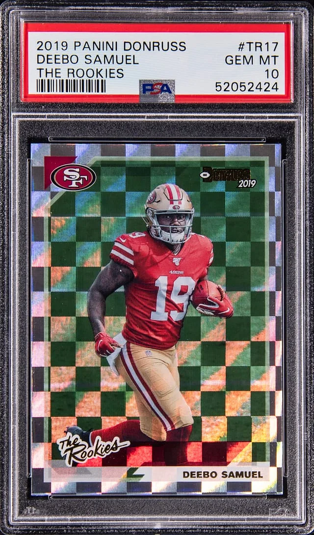 2019 Panini Donruss Deebo Samuel The Rookies #TR-17 card image