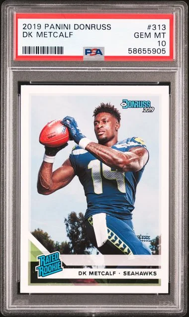 2019 Panini Donruss Dk Metcalf #313 card image