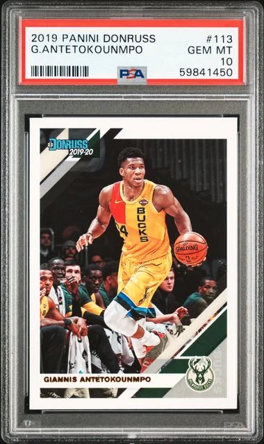 2019 Panini Donruss Giannis Antetokounmpo #113 card image