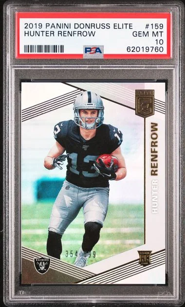 2019 Panini Donruss Hunter Renfrow Elite #159 card image