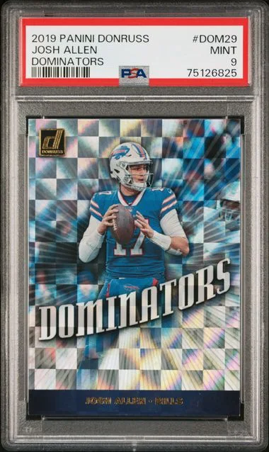 2019 Panini Donruss Josh Allen Dominators #Dom29 card image