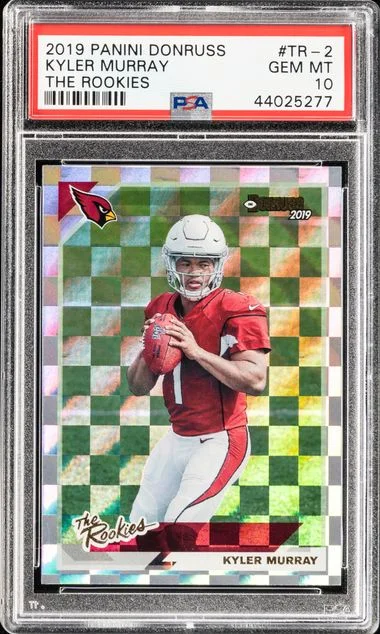 2019 Panini Donruss Kyler Murray The Rookies #Tr2 card image