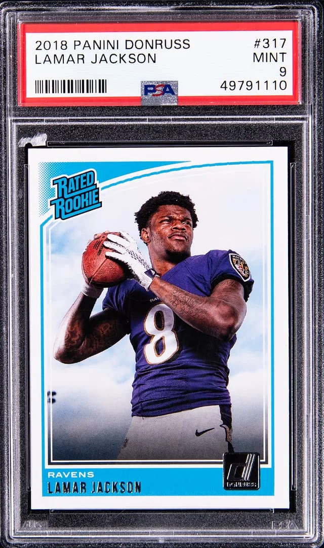 2019 Panini Donruss Lamar Jackson #317 card image