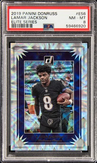 2019 Panini Donruss Lamar Jackson Elite Series #ES-6 card image