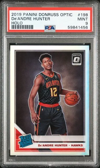 2019 Panini Donruss Optic De'Andre Hunter #198 card image