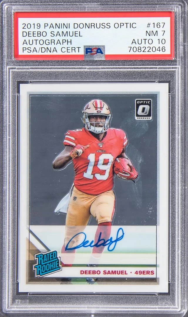 2019 Panini Donruss Optic Deebo Samuel Red #167 card image
