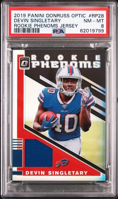 2019 Panini Donruss Optic Devin Singletary Phenoms Jerseys #RP28 card image