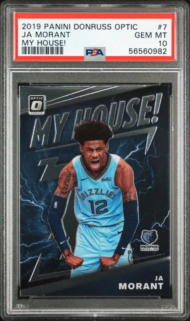2019 Panini Donruss Optic Ja Morant My House! #7 card image