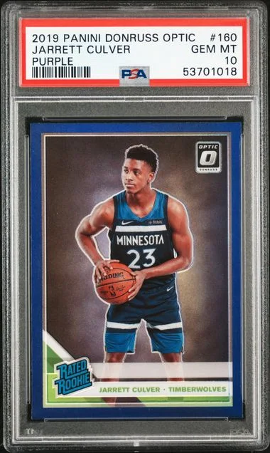 2019 Panini Donruss Optic Jarrett Culver #160 card image