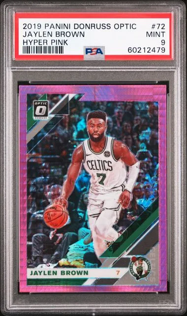 2019 Panini Donruss Optic Jaylen Brown #72 card image