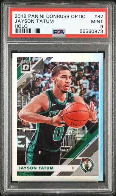 2019 Panini Donruss Optic Jayson Tatum #82 card image