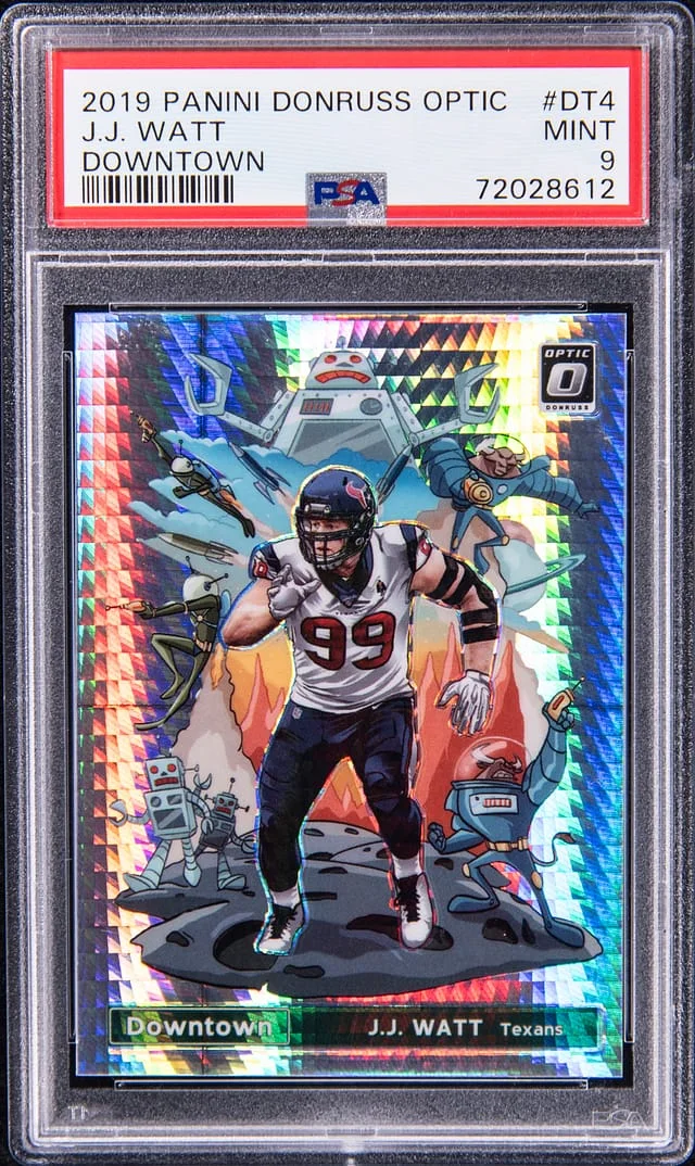 2019 Panini Donruss Optic J.J. Watt Downtown #DT4 card image