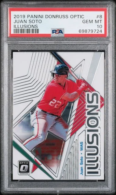 2019 Panini Donruss Optic Juan Soto Illusions #OI-8 card image