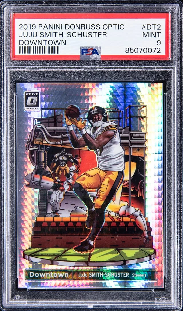 2019 Panini Donruss Optic JuJu Smith-Schuster Downtown #DT2 card image