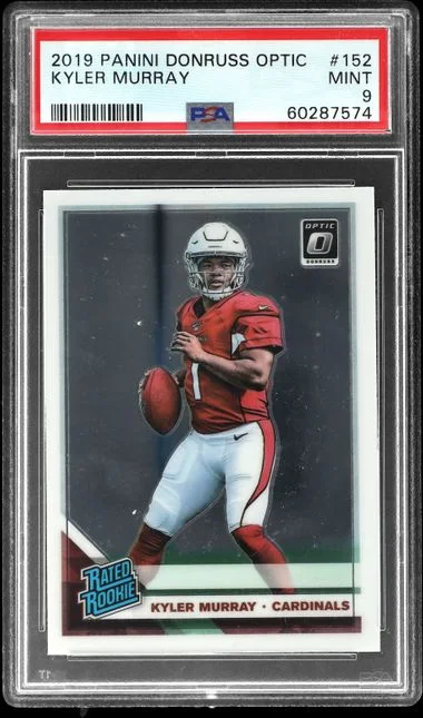 2019 Panini Donruss Optic Kyler Murray Red/Yellow #152 card image