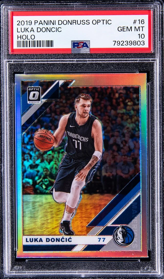 2019 Panini Donruss Optic Luka Doncic Holo #16 card image