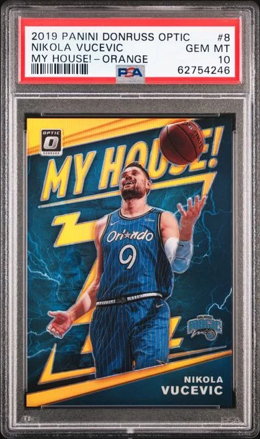 2019 Panini Donruss Optic Nikola Vucevic My House! #8 card image