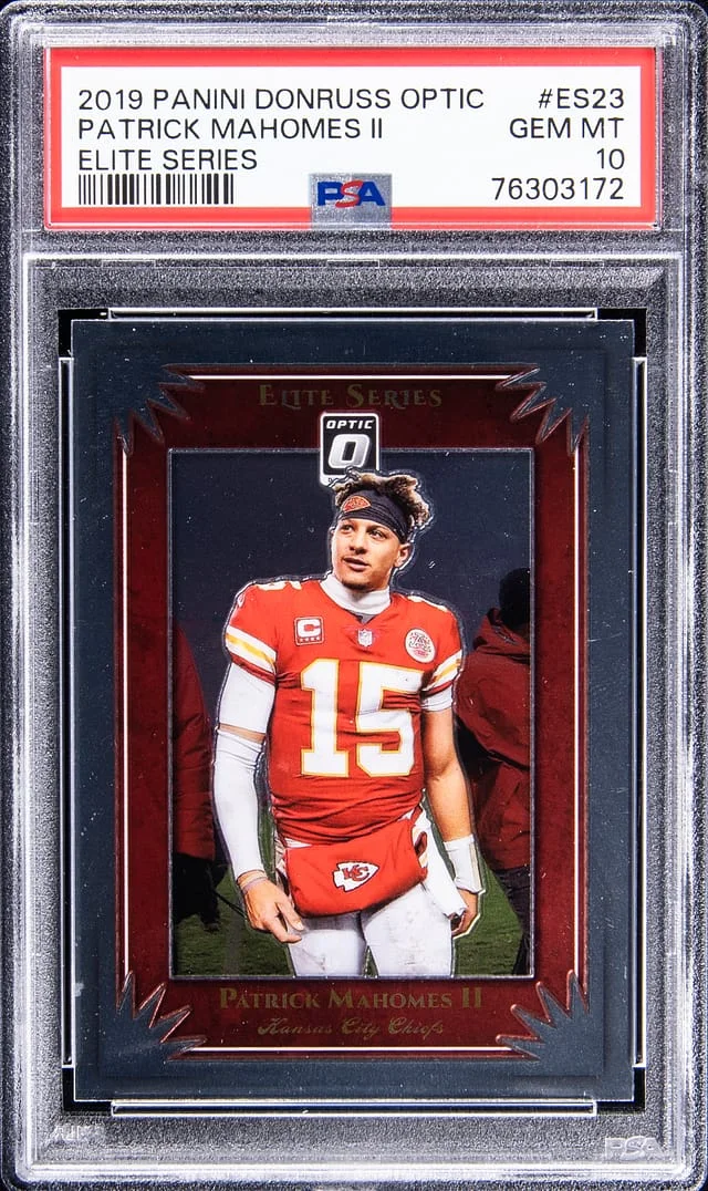 2019 Panini Donruss Optic Patrick Mahomes II Elite Series #ES23 card image