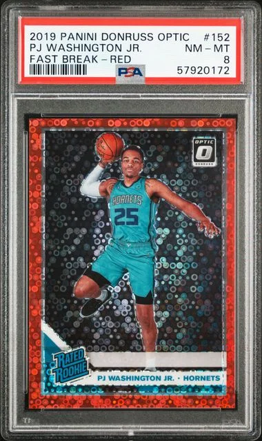2019 Panini Donruss Optic Pj Washington Jr. #152 card image
