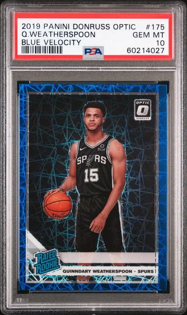2019 Panini Donruss Optic Quinndary Weatherspoon #175 card image