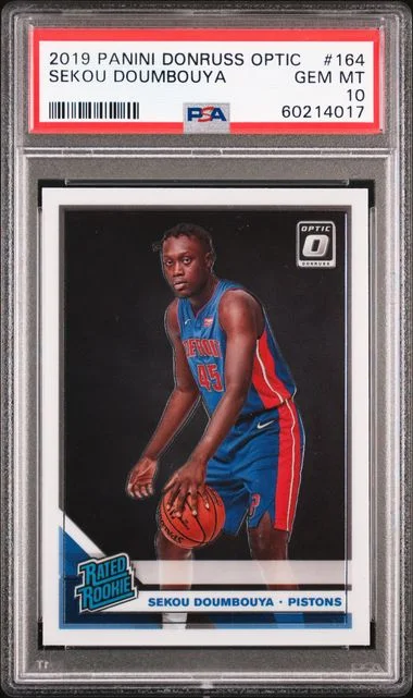 2019 Panini Donruss Optic Sekou Doumbouya #164 card image