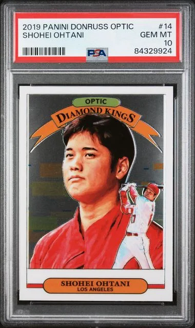2019 Panini Donruss Optic Shohei Ohtani #14 card image
