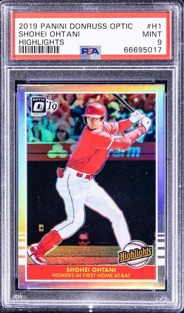 2019 Panini Donruss Optic Shohei Ohtani Highlights #H1 card image