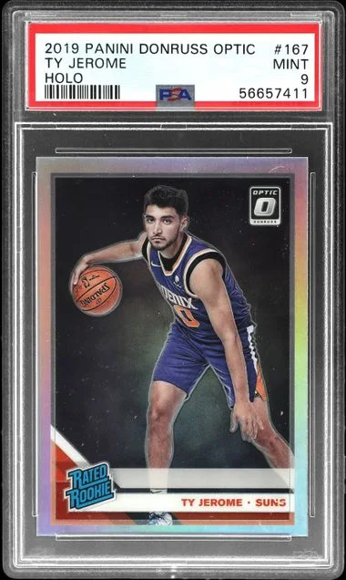 2019 Panini Donruss Optic Ty Jerome Holo #167 card image
