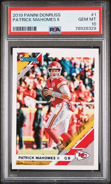 2019 Panini Donruss Patrick Mahomes II #1 card image
