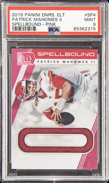 2019 Panini Donruss Patrick Mahomes II Elite Spellbound Pink #Sp4 card image