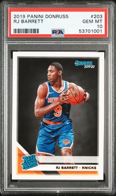 2019 Panini Donruss Rj Barrett #203 card image