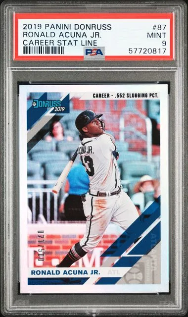 2019 Panini Donruss Ronald Acuna Jr. #87 card image