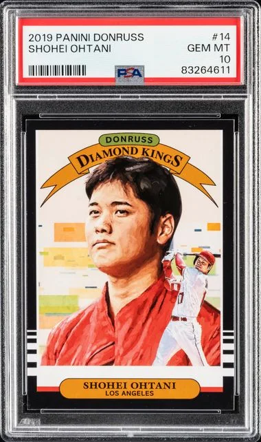 2019 Panini Donruss Shohei Ohtani #14 card image