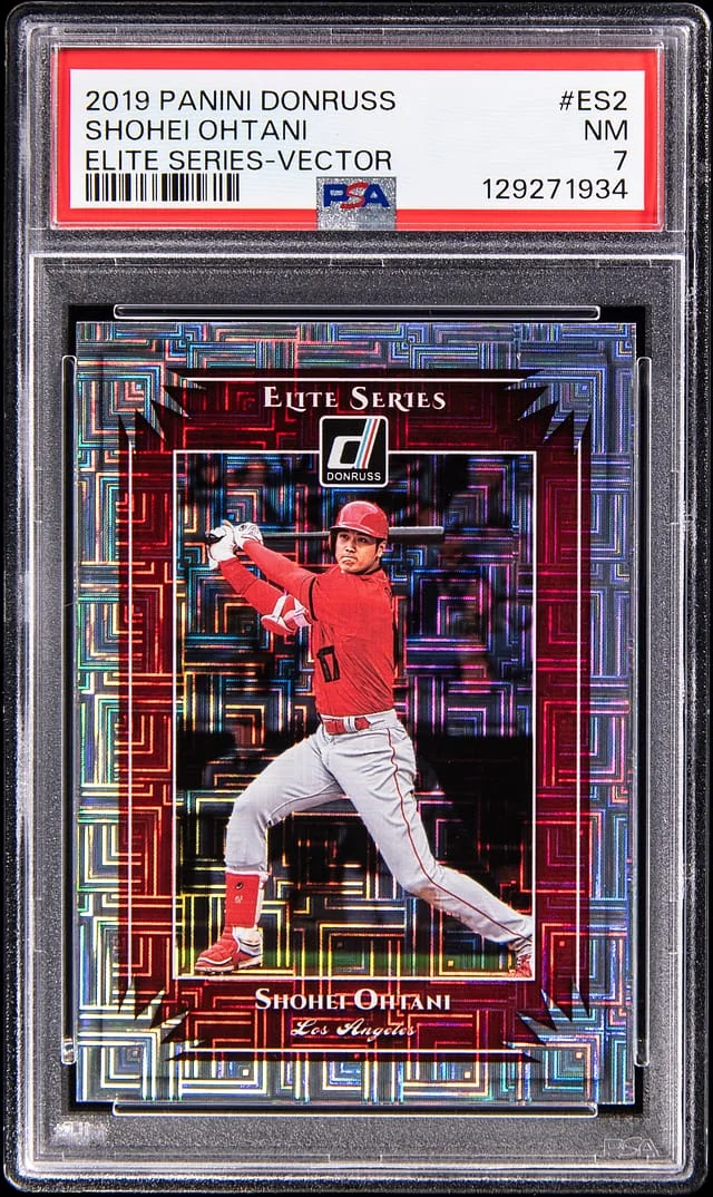 2019 Panini Donruss Shohei Ohtani Elite Series Vector #ES2 card image
