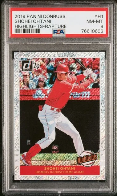 2019 Panini Donruss Shohei Ohtani Highlights Vector #H1 card image